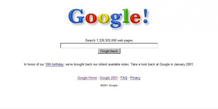 Suchen und Stöbern in Webseiten im Jahr 2001!