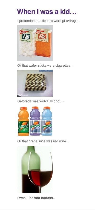 Als ich ein Kind war ...
