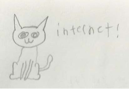 Mein Computer wie eine Katze