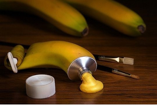 Banana gelbe Farbe