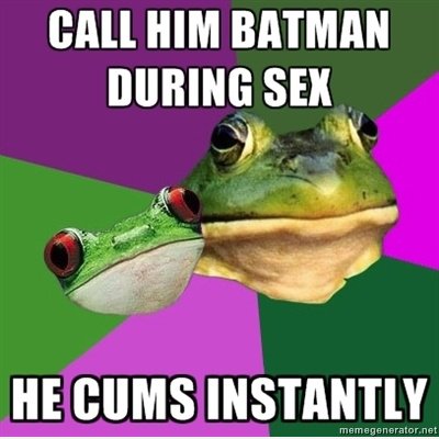 Rufen Sie ihn Batman ...