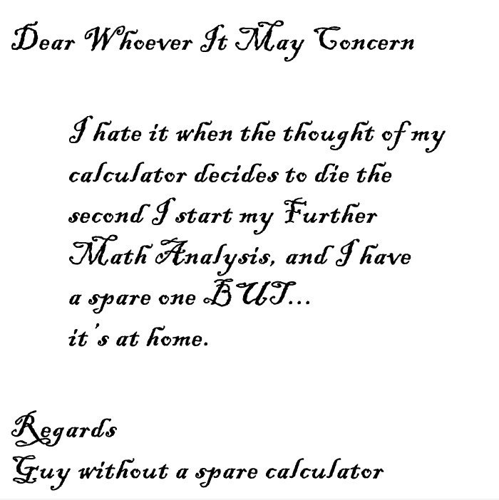 Was ich hasse Exams # 2 - Math