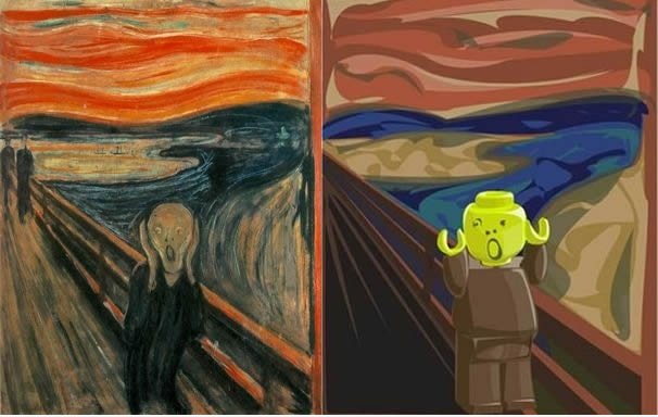 Lego Art: Edvard Munchs "Der Schrei"