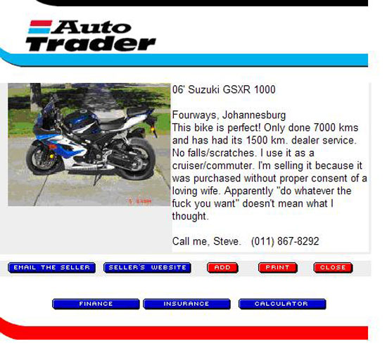 muahahaha auto trader fuck you