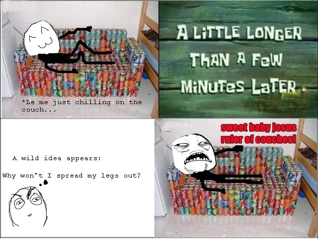 Oft, wenn ich liege auf meiner Couch!