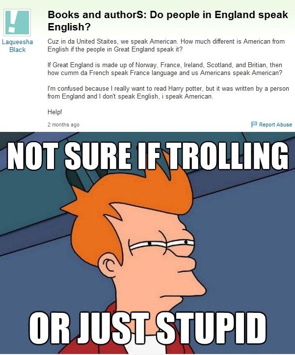 Troll oder wirklich dumm?