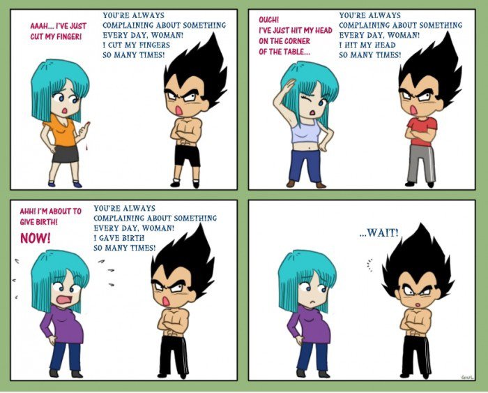 Vegeta got owned