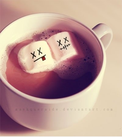 Kaffee, das Marshmallow Killer.