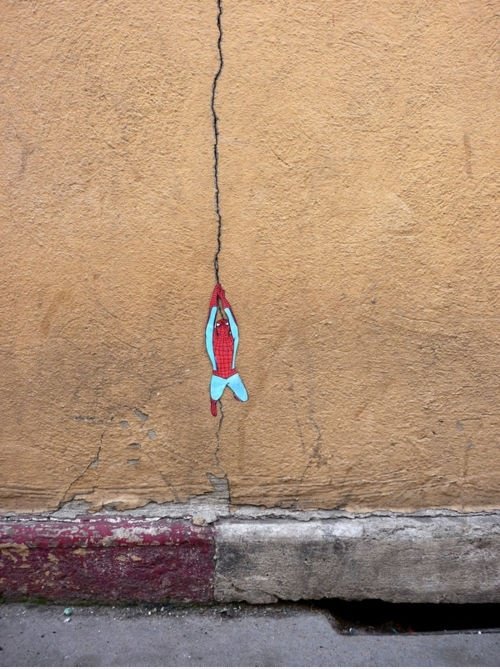 Spiderman grafitti