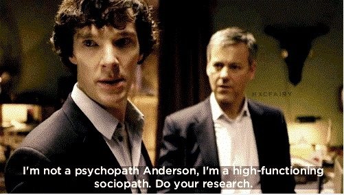 Sherlock. Nicht ein Psychopath.