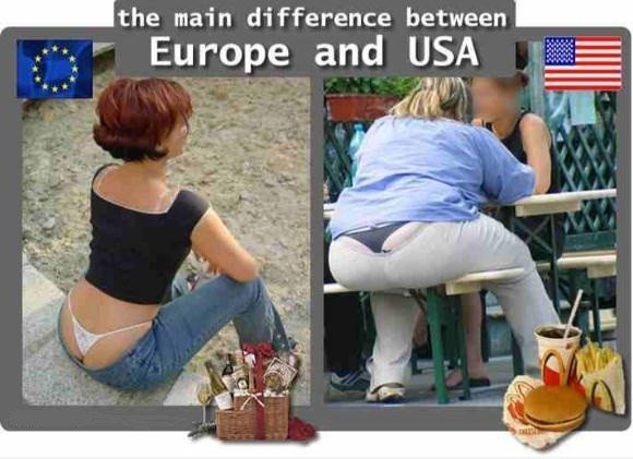 Europa und USA, der Hauptunterschied