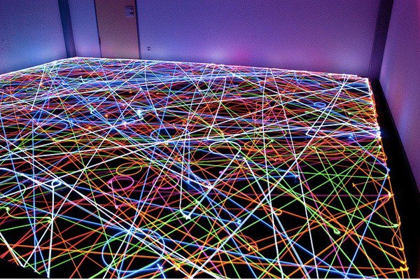 Roomba Lichtmalerei