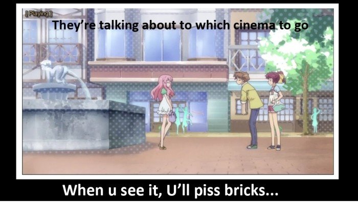 Beobachten anime .. plötzlich ein Stein war sauer