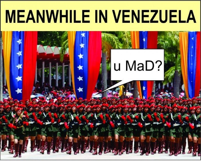 Inzwischen in Venezuela.