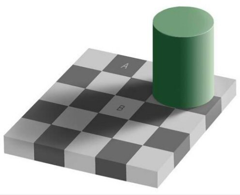 Platz A & quadratischen B: genau die gleiche Farbe. MS Paint beweist es.