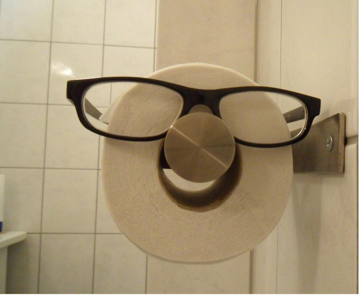 Nette Toilettenpapier