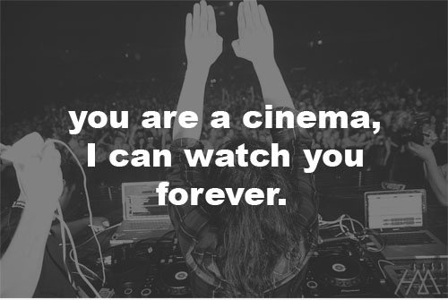 Sie sind ein Kino