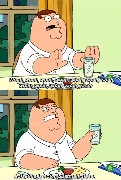 Woah, woah, woah ...