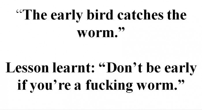 Lesson learnt