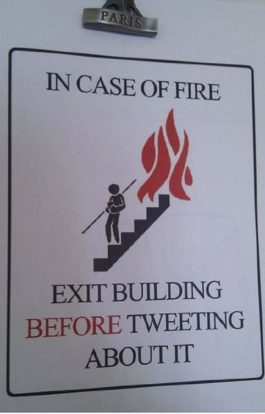 Im Falle eines Brandes ...