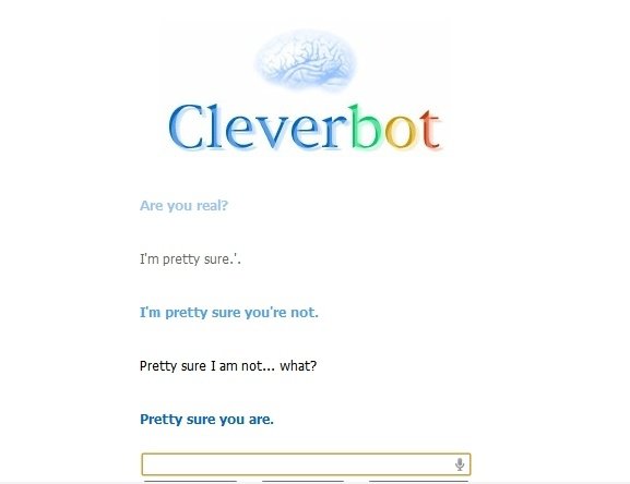 Clever, Cleverbot, clever.