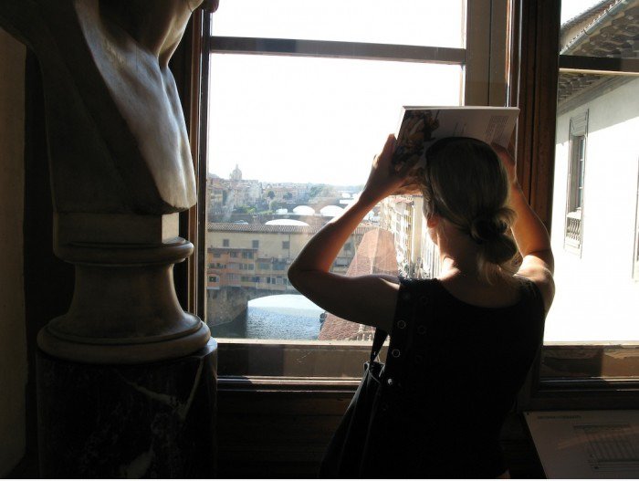 Cool picture meiner Freundin in Uffizien