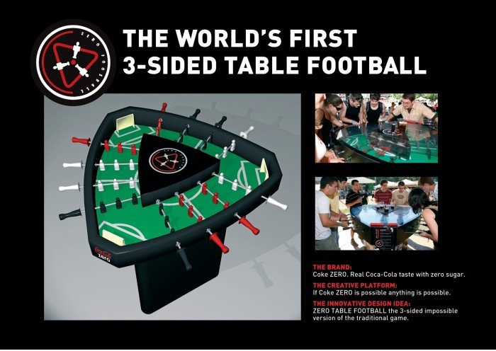 3-seitig TischfuÃŸball