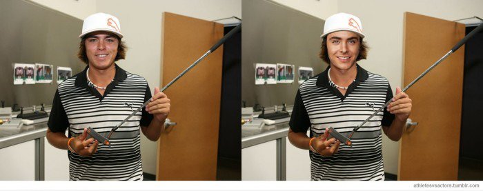 Rickie Fowler vs Zac Efron