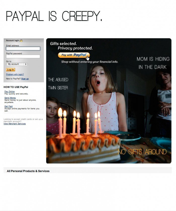 Creepy paypal Bilder