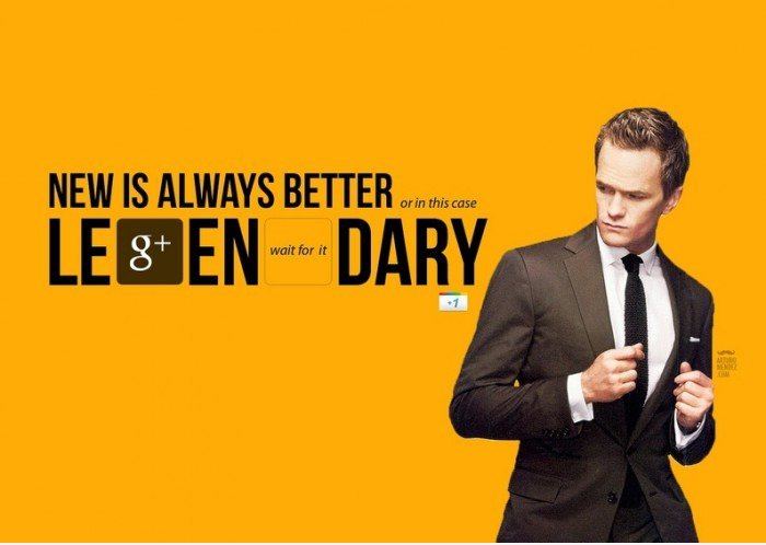Google Plus Barney Stinson