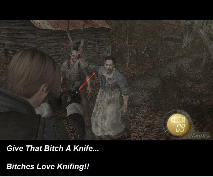 B * tches liebe Knifing!