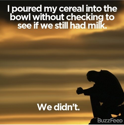 Keine Milch?