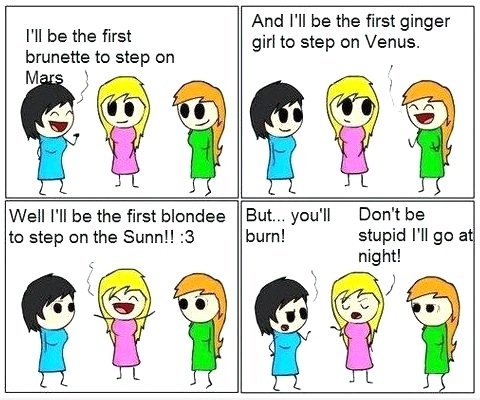 Blondine