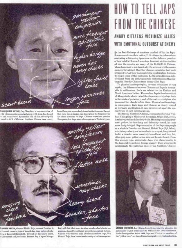 Wie Japs aus der Chinesen zu sagen,