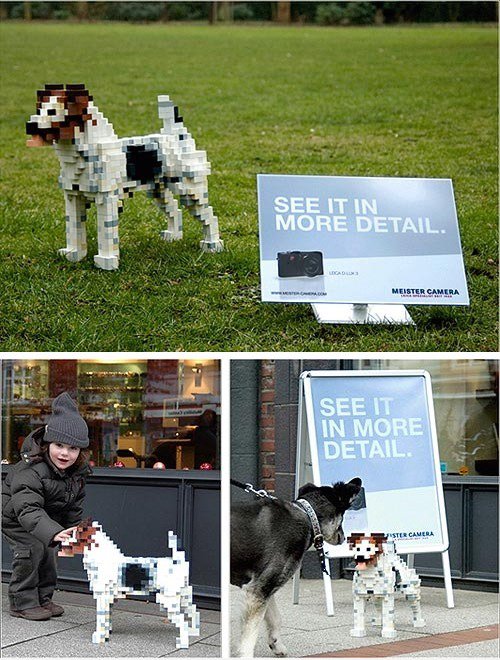 Gute Kamera ad - pixel dog