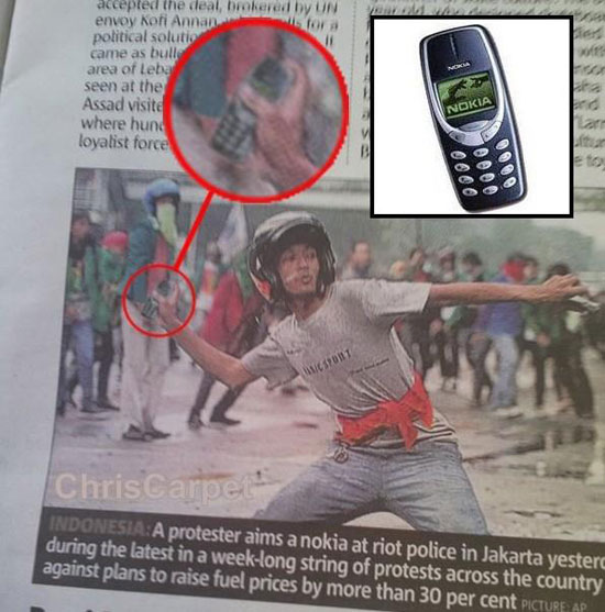 NOKIA 3310 die ultimative Waffe