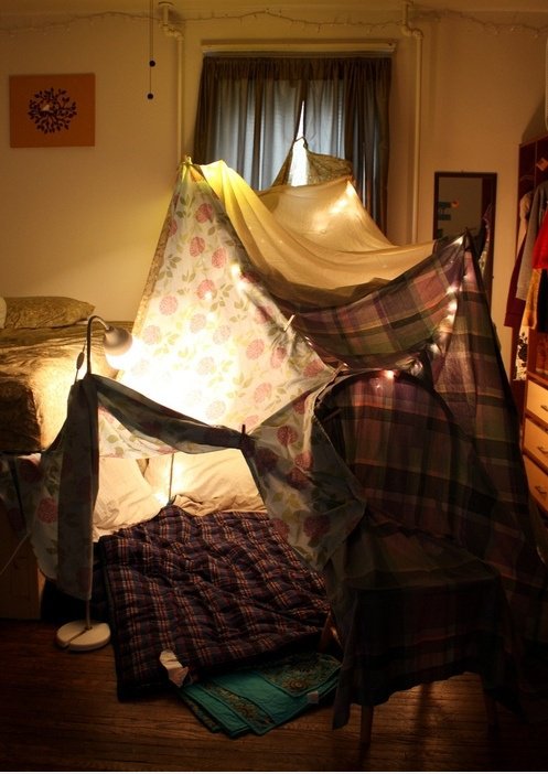Camping zu Hause