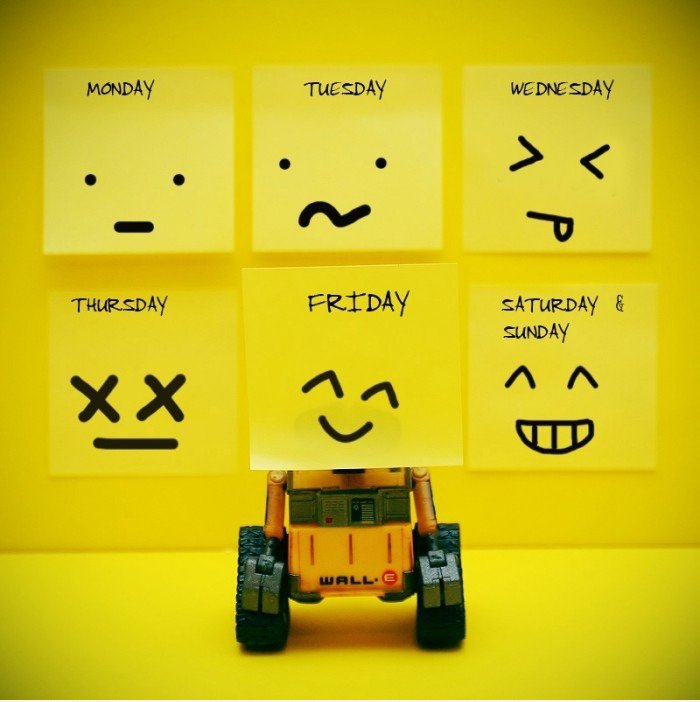 Montag bis Sonntag