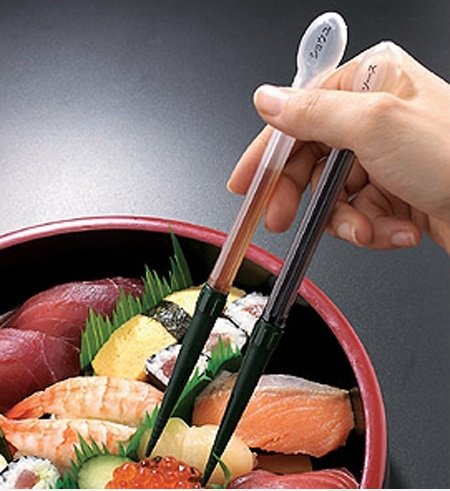 Sauce Dispensing Chopsticks