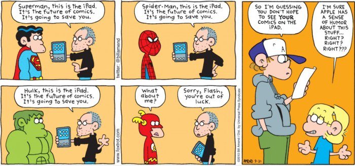 Superman, Spiderman, Hulk, aber kein Flash
