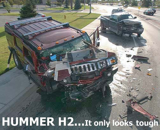 hummer h2-schaut nur stabil aus