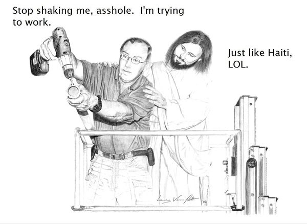 Stoppen Sie schüttelte mich, Jesus