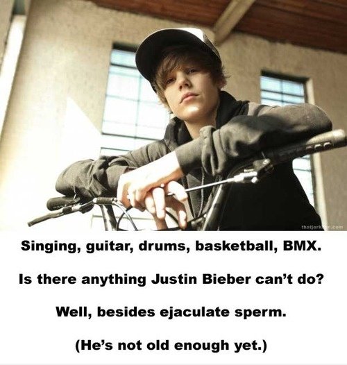 Gibt es etwas, Justin Bieber nicht kann?
