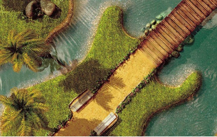 Gitarre Insel