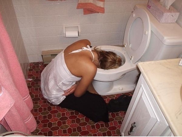 Die Toilette ist ein schöner Schlafplatz