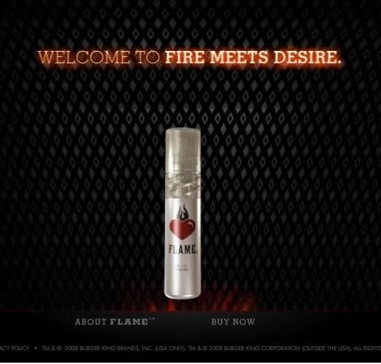 Burger King Body Spray