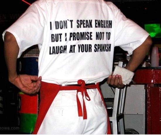 Ich spreche kein Englisch, aber ...