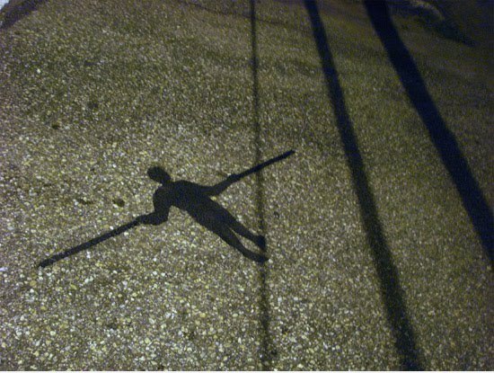 Shadow Art: Walking On Wire