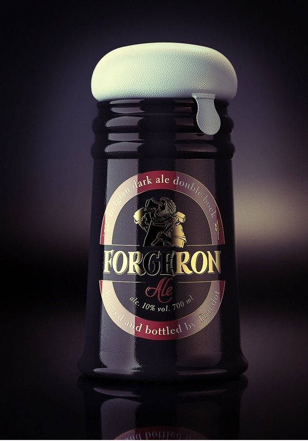 Wunderschöne Bier Bottle Design