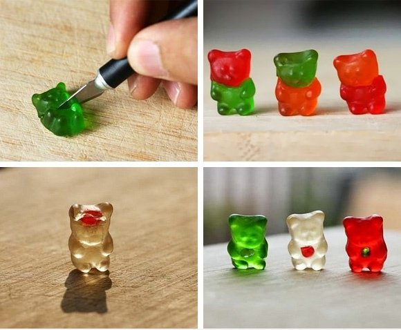 Experimentelle Gummy Bear Chirurgie